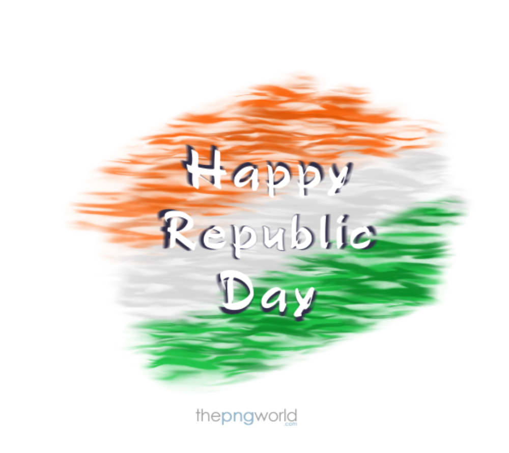 Happy Republic Day with Watery Wave Happy,RepublicDay,Indian,26january,2022,patriotic,Tricolor,background,picture,logo,image,texture,artwork,handmade,digital,safron,white,green,font,smoke,banner,Bharatmata,country,constitution,freedom,national,holiday
